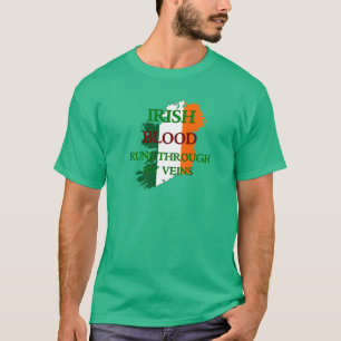 Irländska blodspringor till och med min t shirt