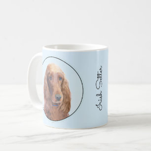 Irländska bokstäver - färgning av originalet av Hu Kaffemugg