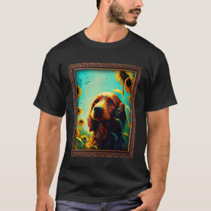 Irländska bokstäver Måla solrosblomma Flower Mamma T Shirt