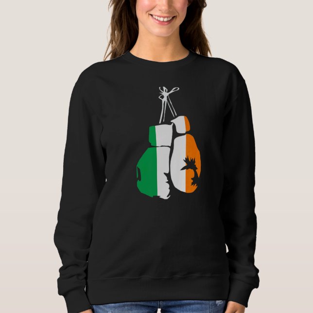 Irländska boxningshandskar för Irland Boxing Fläkt T Shirt (Framsida)