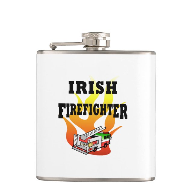Irländska brandmän fickplunta (Framsidan)