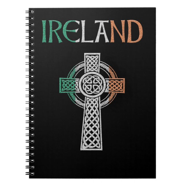 Irländska celtic Kor Notebook Anteckningsbok (Framsidan)