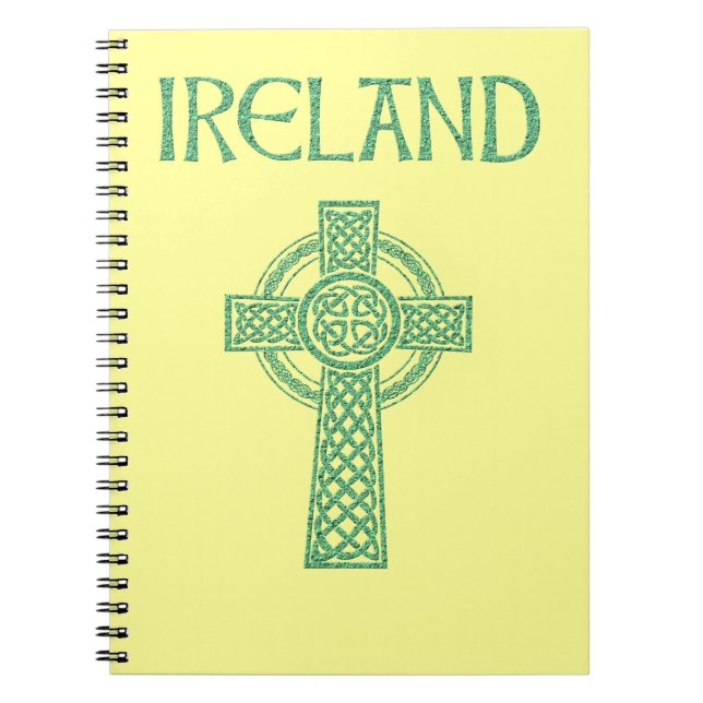 Irländska celtic Kor Notebook Anteckningsbok Med Spiral (Framsidan)