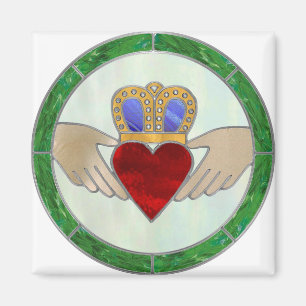 Irländska Claddagh Magnet