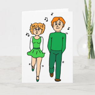 irländska dansare kort