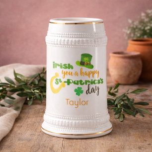 Irländska dig en lycklig St patricks day Sejdel