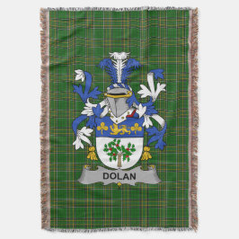 Irländska Dolan eller O_Dolan familjevapen Coat of Filt