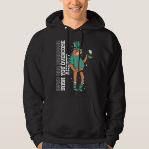 Irländska Du Övervinner Ångest Stress Medvetenhet Hoodie