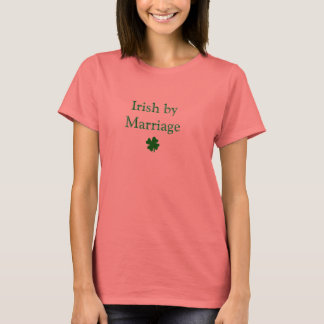 Irländska efter Giftermål T-shirt