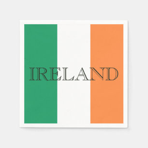 Irländska Flagga Irland pncn Pappersservett