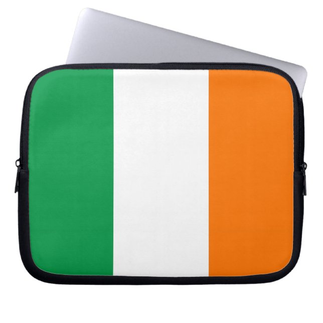 Irländska Flagga Laptop sleeve (Framsidan)