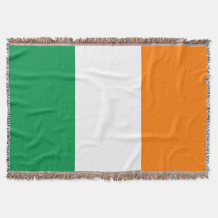 Irländska flagga med vävt filt Irland färg
