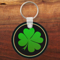 Irländska Flagga, Nycklar, Lucky Klöver Ireland / 