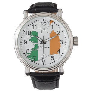 Irländska Flagga Personlig Armbandsur