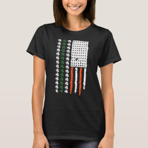 Irländska Flagga, St patty S Day Matching Grönt Be T Shirt