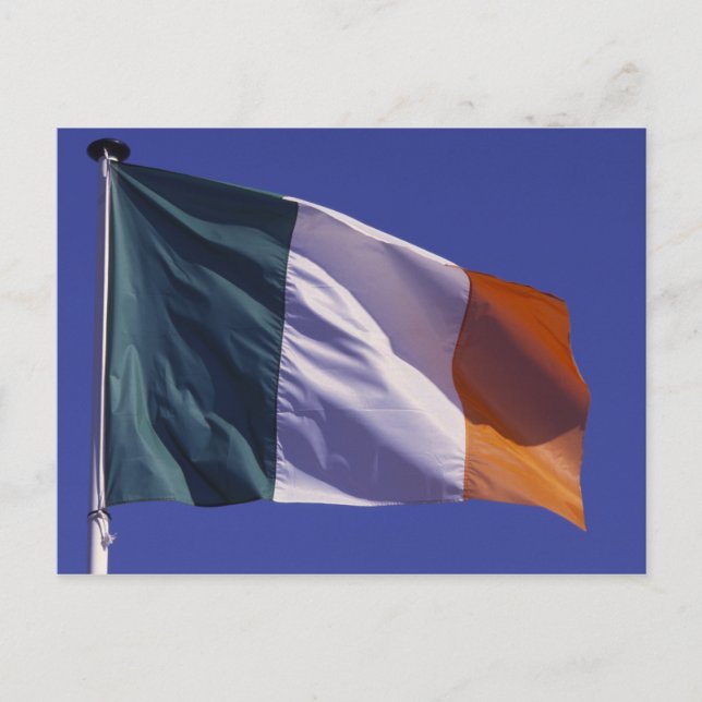 Irländska flagga vykort (Framsida)