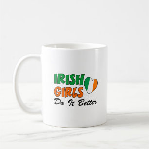 Irländska flickor gör det bättre kaffemugg