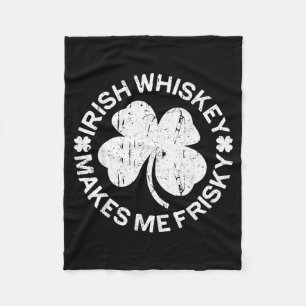 Irländska gör mig kåt Tröja Rolig St Patricks Day Fleecefilt