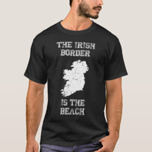 Irländska Gräns är stranden T Shirt