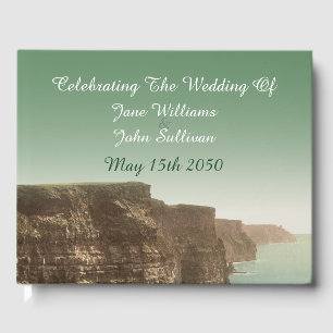 Irländska Guest Bok Cliffs of Moher Bröllop