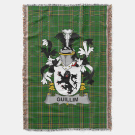 Irländska Guillim familjevapen Irland Filt