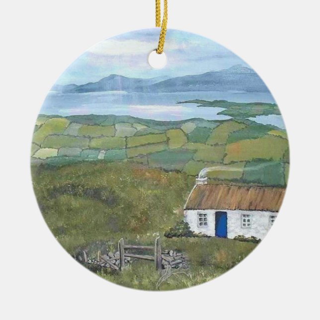 Irländska Helgdagar för Ornament Julgran (Framsidan)