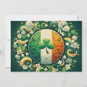 Irländska/Irland Saint Patrick's day Julkort