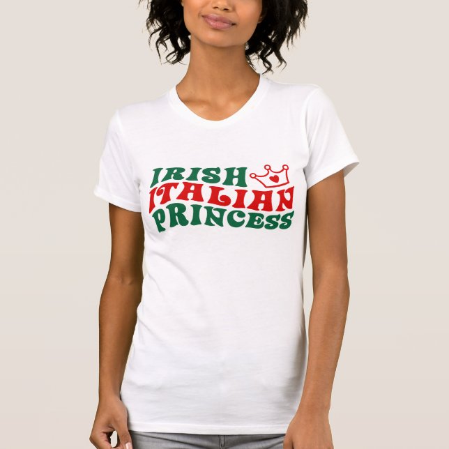 Irländska italienska prinsessa tee (Framsida)