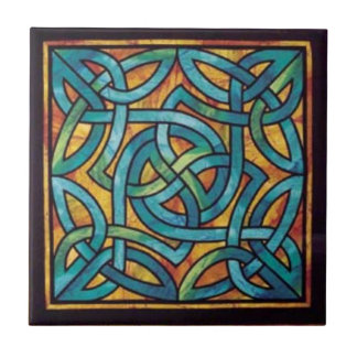 Irländska keltiska Knot Design Ceramic Tile Kakelplatta