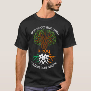 Irländska KIRBY-familjen Namn Vår Kärlek Springa d T Shirt