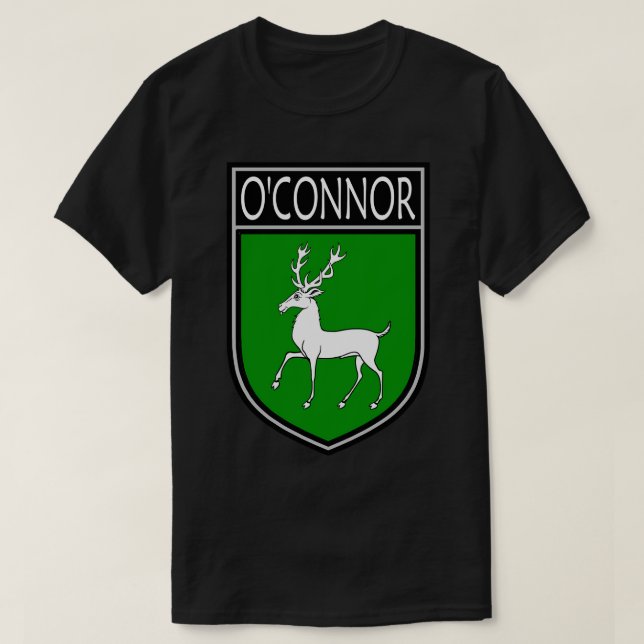 Irländska Klans Vapensköld OConnor T Shirt (Design framsida)