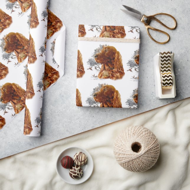 Irländska konstnärer med fasan presentpapper (Hantverk)