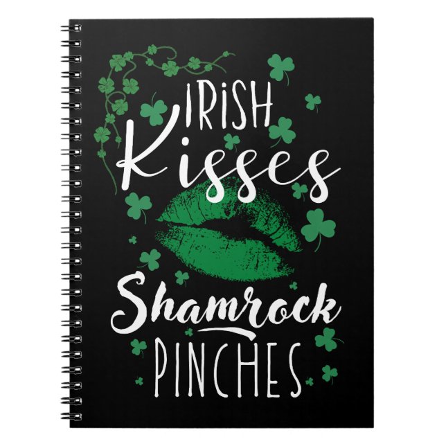 Irländska kyssar anteckningsbok (Framsidan)