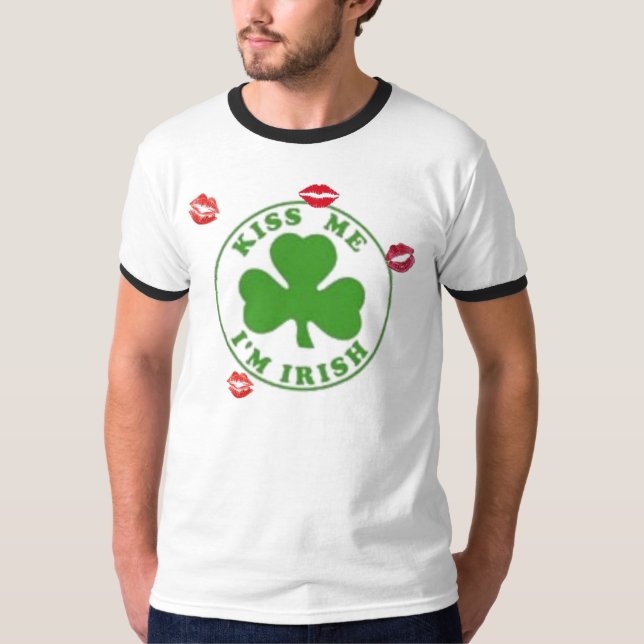 Irländska kyssar t shirt (Framsida)