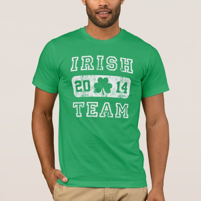 Irländska laget 2014 tee shirt (Framsida)