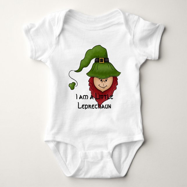 Irländska Leprechaun St. Patrick's Day Design 1 T Shirt (Framsida)