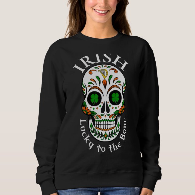 Irländska Lucky to Bone T Shirt (Framsida)