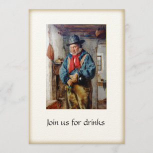 Irländska man- & Whiskeycocktail partycoctailar Inbjudningar