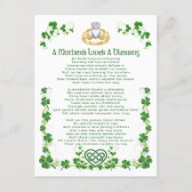 Irländska Mor Kärlek är en välsignelse