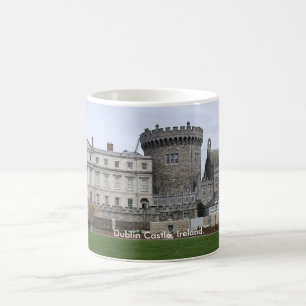 Irländska mugg, historiska Dublin Castle, Irland Kaffemugg
