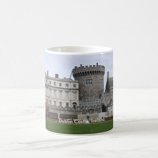 Irländska mugg, historiska Dublin Castle, Irland Kaffemugg (Center)