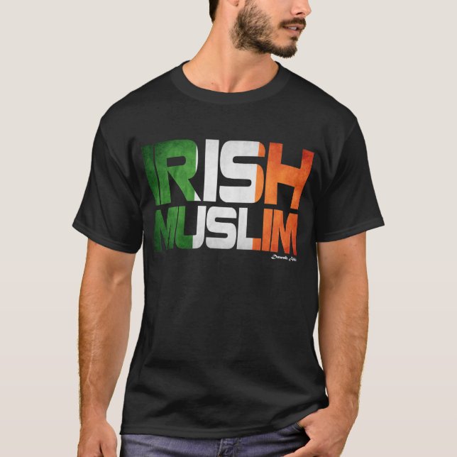 Irländska Muslim Tee Shirt (Framsida)