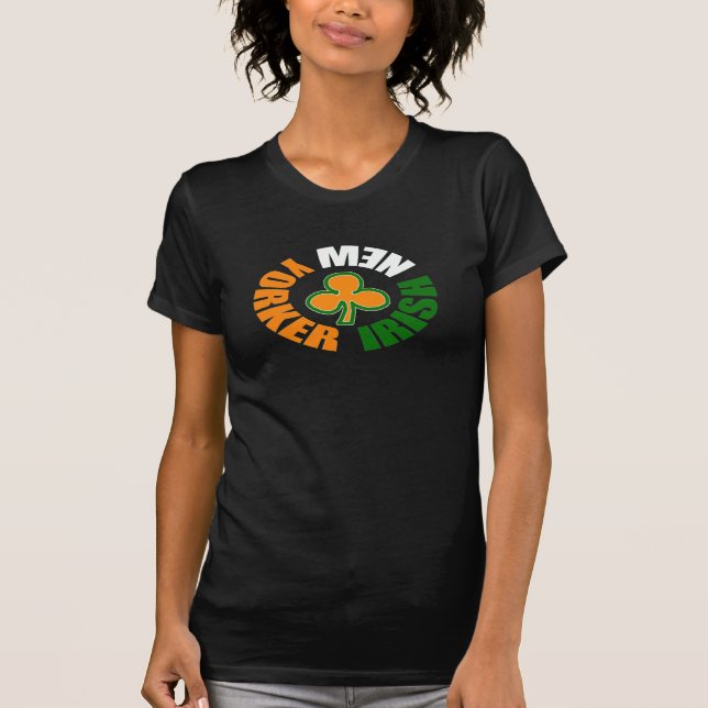 Irländska nya Yorker vid Urban59 T-shirt (Framsida)