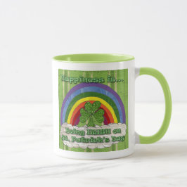 Irländska på St patrick's day-kaffe Mugg