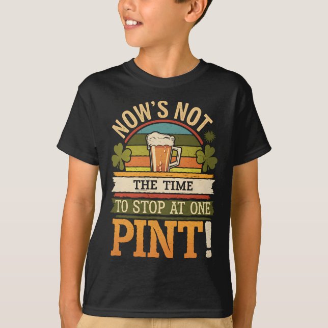 Irländska Patty's Gröna St Paddy Roliga Saint Patr T Shirt (Framsida)