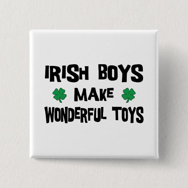 Irländska pojkar gör underbara leksaker knapp (Framsida)