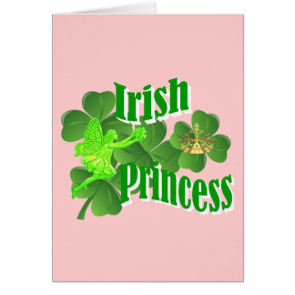 Irländska prinsessan och mejeriet hälsningskort