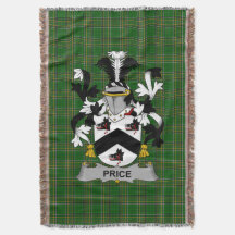 Irländska Prisa Jacka av Arm Family Crest Ireland