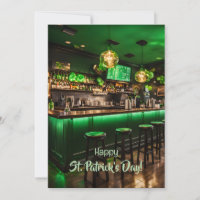 Irländska pub-redot för St. Patrick's Day party