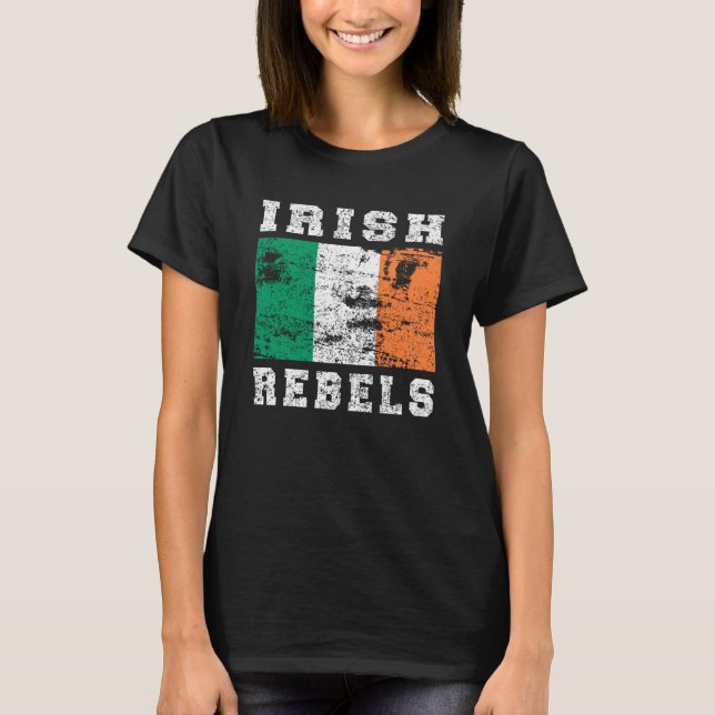 Irländska rebeller tee shirt (Framsida)